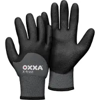 Oxxa Premium X-Frost 51-860 Arbeitshandschuhe, schwarz/grau 15186008 , 1 Packung = 6 Paar, Größe 8