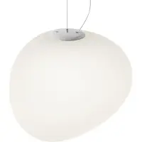 Foscarini Gregg Grande Tavolo Tischleuchte-Weiß-mit Dimmer
