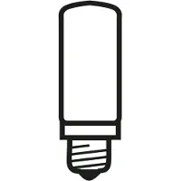 Flos LED Leuchtmittel E27 15W 2700K T38