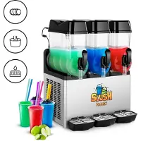 Royal Catering Granitor Spender Slush Granita Getränkemaschine dreifach 3x 12L