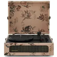 Crosley Voyager Portable Turntable mit Bluetooth Out Floral