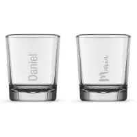 Yoursurprise Schnapsglas mit Gravur (2 Stück)