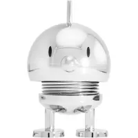 Hoptimist Baby Bumble Hummel - 7 cm - Chrome - - One Size - Dekofigur