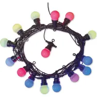 Denver Light String Outdoor & Indoor - Lichterkette - Tuya App - 14 Meter - WiFi - Google Home - Amazon Alexa - Gartenbeleuchtung - Mehrfarbig - SLP515