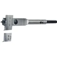 Fisch-Tools Zentrumbohrer Type 0500 Bohr-Ø 15-45mm L.130mm Schaft 6-kant FISCH-TOOLS