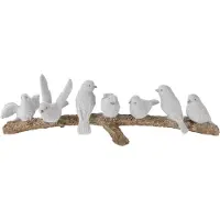 Nampook Vögel auf Brach 30X7X8 cm 2ass Weihnachten (multi)