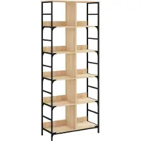 vidaXL Bücherregal Sonoma-Eiche 78,5x33x188,5 cm Holzwerkstoff