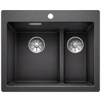 BLANCO Pleon 6 Split - Silgranitspüle, 615x510 mm, Anthrazit 521689