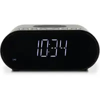 Roberts Ortus DAB Charge, Uhr, Analog & Digital, DAB, DAB+, FM, 3,5 mm, Mini-USB, Schwarz