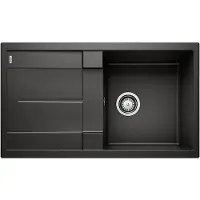 BLANCO Metra 5 - Silgranitspüle, 860x500 mm, Schwarz 525919