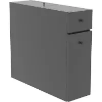 Skye Decor , Calencia - Anthracite, Badezimmerschränke, Badezimmerschränke, Anthrazit, 20 x 55 x 60 cm