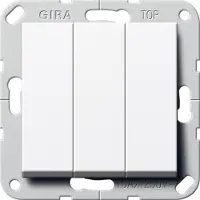 Gira 283003 Wippschalter Ein Aus 3fach System 55 Reinweiß