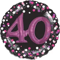 Amscan Multi Balloon Sparkling Pink 40 Folienballon verpa