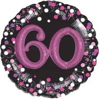 Amscan Multi Balloon Sparkling Pink 60 Folienballon verpa