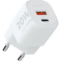Xtorm Schnellladegerät | Ultra Wall Charger GaN2 - USB-C 20 Watt + USB-A 18 Watt