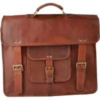 BRÜDER MANNESMANN Leder-Werkzeugtasche