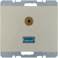 Berker 3315397004 USB/3,5mm Audio