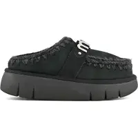 Mou BOUNCE CLOG METAL LOGO Schwarz