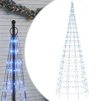 vidaXL LED-Weihnachtsbaum 550 LEDs Blau 300 cm