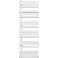 Belrad Badheizkörper 1800x600mm, verschiedene Größen Weiß & Schwarz, Anschluss links, langlebiger Stahl, Multiblockventil-kompatibel, Handtuchtrockner