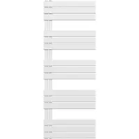 Belrad Handtuchheizkörper/Badheizkörper Paneel Anschluss linksseitig weiß 1600x600 864W