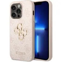 GUESS Apple iPhone 14 Pro Hülle - Kunststoff - - Backcover/Hard Case - Rosa