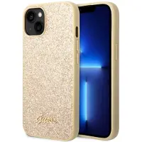 GUESS Apple iPhone 14 Hülle - Kunststoff - - Backcover/Hard Case - Gold