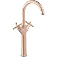 Tres 2 Griff Waschtischarmatur XL Mit Griff G3/8" flexible Anschlussschläuche, 28380301OPM 28380301OPM