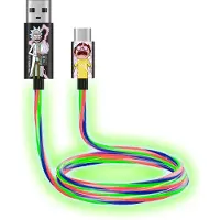 Ginza.se Rick & Morty Kabel Light-Up USB-C Shock!