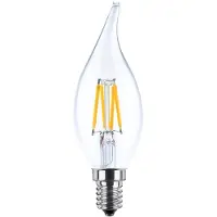 Segula LED Kerze Windstoß klar E14 3,2W 2700K dimmbar
