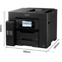 Epson EcoTank ET-5800, Tintenstrahl, Farbdruck, 4800 x 2400 DPI, A4, Direktdruck, Schwarz