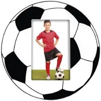 Zep fotorahmen PW3064V Football 10 x 15 cm Holz weiß/schwarz