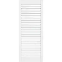 vidaXL Schranktür Lamellen-Design Weiß 99,3x39,4 cm Massivholz Kiefer