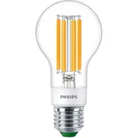 PHILIPSMMD MONITORS MAS LEDBulb D 4-60W E27 827 A60 CL G UE LED-Lampe FM A60 4W A 2700K 840lm kl AC