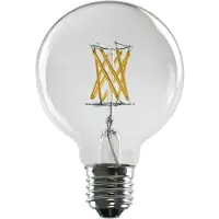Segula LED Globe 80 klar E27 6,5W 2700K dimmbar
