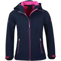 TROLLKIDS - Girl's Trollfjord Jacket - Softshelljacke Gr 128 blau