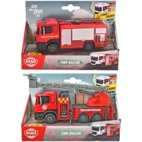 Dickie Toys Feuerwehrwagen Metall Spielzeugauto mehrfarbig