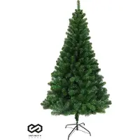 Infinity Goods Kunstkerstboom - 240 cm - Realistische Kunststof Kerstboom - Metalen Standaard - Zonder V