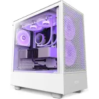 NZXT H5 FLOW RGB Weiß Midi-Tower mit Glasfenster CC-H51FW-R1