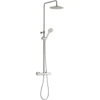 Ben Lavion 250 Cool Regendusche Set mit 4 Strahlarten Ø25cm Edelstahl-Optik
