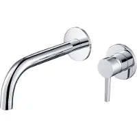 Ben Lavion 2-Loch Einbau Waschtisch Armaturen Abdeckset Chrom