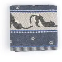 Bunzlau Castle Geschirrtuch Cats Dark Blue