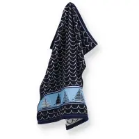Bunzlau Castle Geschirrtuch Boot Dark Blue