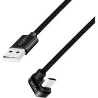 Logilink CU0193, 2 m, USB C, USB A, USB 2.0, 0,48 Gbit/s, Schwarz