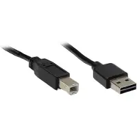 Alcasa electronik USB2.0 Kabel EASY A-B schw. 3m