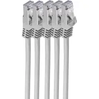 Shiverpeaks BS75511-1.5-SET5, 1,5 m, Cat7, S/FTP (S-STP), RJ-45, RJ-45, Grau