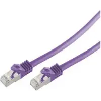 Shiverpeaks RJ45 Patchkabel m. CAT 7 Rohkabel PIMF violett 7,5