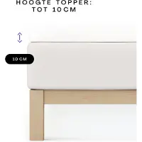 Schlafgut Spannbettlaken "PURE TOPPER in Gr. 90x200, 140x200 oder 180x200 cm, Laken für Topper", aus 100% Bio-Baumwolle, für Matratzen bis 10 cm Höhe, Bettlaken