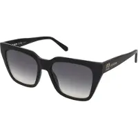 Love Moschino Damen MOL065/S 807/9O Gläser SONNENBRILLEN Plastik Schwarz Grau Quadratisch Normal Schattiert