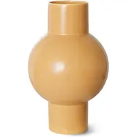 HK Living Vase M Ø 21 x 32 cm Steingut Cappuccino